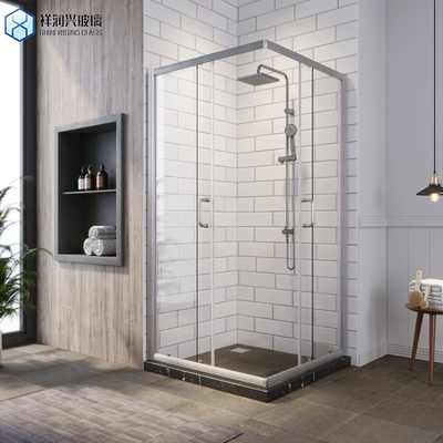 Gewaardeerd glazen satine scheidingswand voor kantoor badkamer douche muren geïsoleerd/drijvend glas