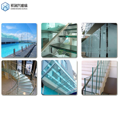 Flat Safety Tempered Toughened Clear Colored PVB Sgp gelamineerd glas voor de bouw