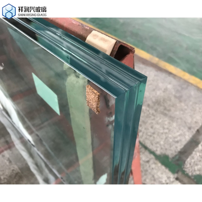 Gelamineerd gehard glas 8 8 mm 17,52 mm Doorzichtig veiligheidsglas Flat Triplex glas