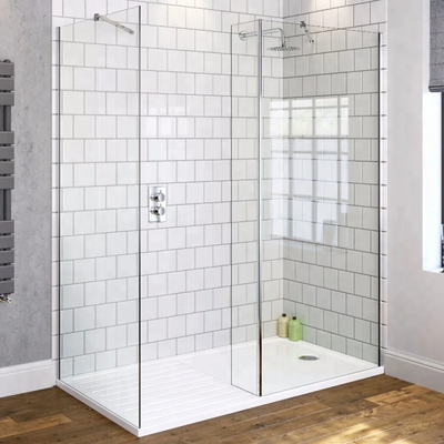 Ontwerp half ronde schuifdeur voor professionele en moderne douche