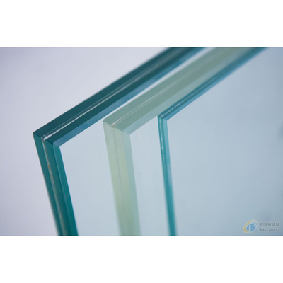 Glas 4mm 12mm EVA Film Decoratief Zaan Patroon Gribbed Gelamineerd Venster Glas Met Certificaat Gehard Gelamineerd Glas