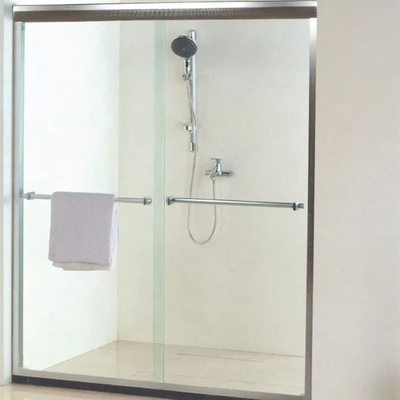 304 roestvrij staal gehard glas één stuk deur douchescreen voor badkamer