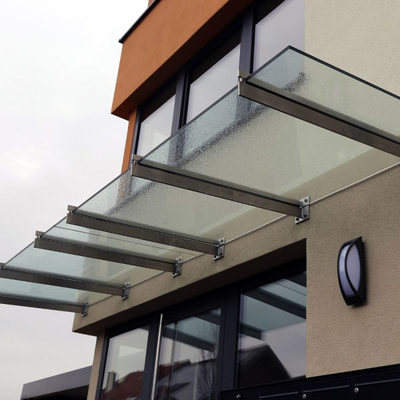Bouwmaterialen Platte en gebogen sandwichvergrendelingspaneel getemperd gelaagd glas 8,76 mm 442 PVB gelaagd glas M2
