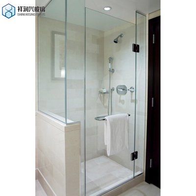 Badkamer 6mm getemperd klein douchescreen zilver draaide douche deur voor aanpassing