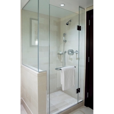 Gepersonaliseerde moderne badkamer douche deur met roestvrij staal 304 en gehard glas