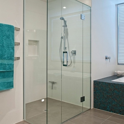 Schuifglas douche hut 80X80 Zwart Kleine vierkant voor thuisveiligheid en modern design