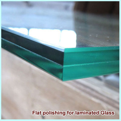 Vervoer gehard gelamineerd glas met plat gepolijst randwerk Venster PVB interlayer