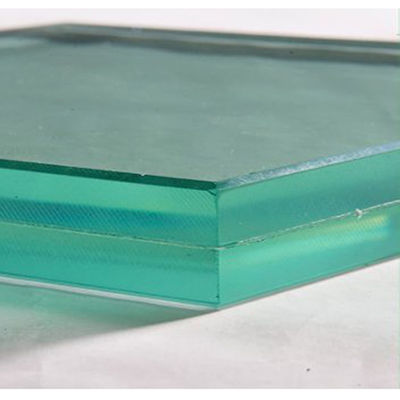 Grote gebouwmuur gelamineerd glas met plat gepolijste rand en gemeenschappelijk laagtype