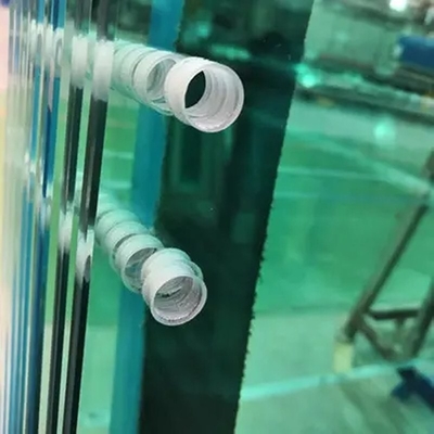 Op maat gemaakte ultrahelder gelaagd glasbalustrade met meerlagig PVB- of Sgp-glas
