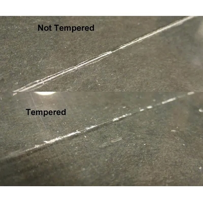 6mm 8mm 10mm 12mm Flat Polished Edge Work Tempered Laminated Glass voor huishoudelijke apparaten
