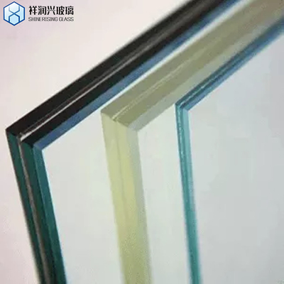 ISO-gecertificeerd gebouwveiligheid gelaagd glas 6,38-42,30 mm met vlak gepolijst randwerk