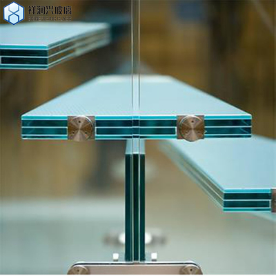 Decoratief gelaagd glas Gebouwveiligheidsglas 8,76 mm 12,76 mm 10,76 mm Helder gekleurd