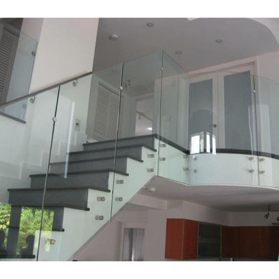 1830*2440/2140*3300/2440*3660 Gehard glas met een platte vorm