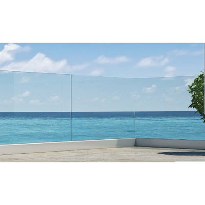 1830*2440/2140*3300/2440*3660 Gehard glas met een platte vorm