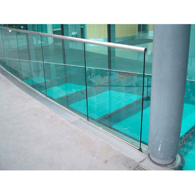 1830*2440/2140*3300/2440*3660 Gehard glas met een platte vorm