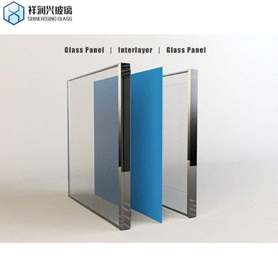 Solid Structure 6,38 mm/8,38 mm Helder gekleurd gelaagd glas voor trappen/deuren
