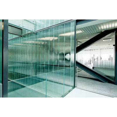 SGS gecertificeerde platte 12 mm ronde gehard glas eettafel voor klantvereisten