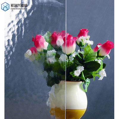 Glanzend 5mm 8mm 2100mmx2400mm Ultra Clear Moru Figured Glass voor Chinese meubels