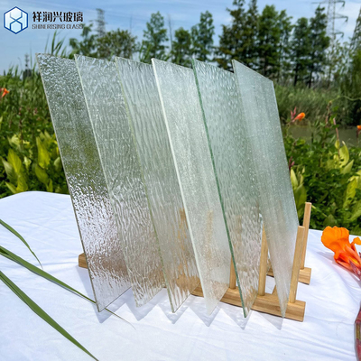 Duidelijk Brons Karatachi Qingdao Glanzend Mistliet Flora Fluted Patroon Glas 7-14 dagen