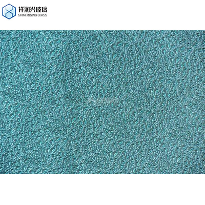 Vaste kleur 190*190*80mm Helder patroon Holle glasblok/baksteen met SGS-certificaat