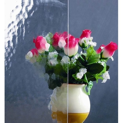 Vaste kleur 190*190*80mm Helder patroon Holle glasblok/baksteen met SGS-certificaat