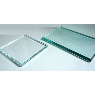 Vlak gehard glaswandwandsdivisie 10 mm 12 mm volledig gehard transparante kantorendivisie