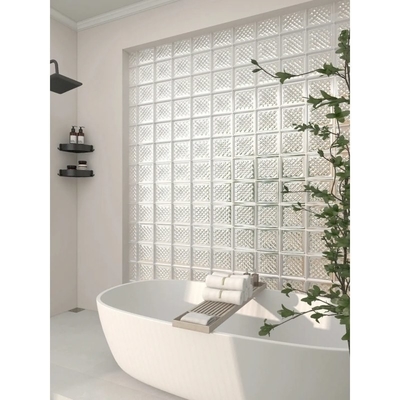 Gevormd patroon hard glas voor decoratieve douche behuizing decoratief patroon Moru glas