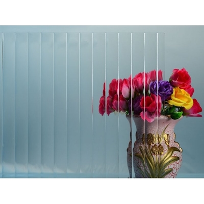 Glas Decoratief Zuur Geëtst Helder Patroon Gekruist Glas 2134X3300mm Gevouwen Gevouwen