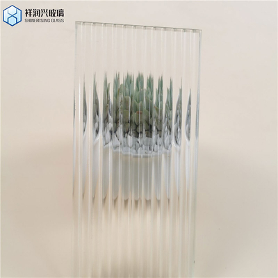 Glas Decoratief Zuur Geëtst Helder Patroon Gekruist Glas 2134X3300mm Gevouwen Gevouwen