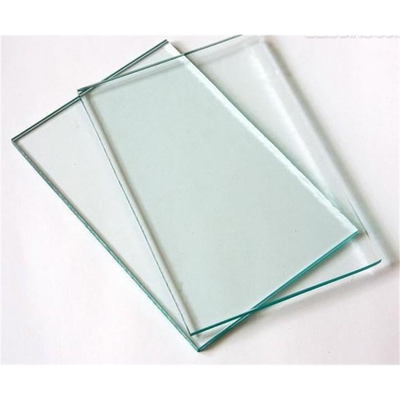 Hoge chemische weerstand Vlak gehard 4 mm laag ijzer glas voor monolithische constructie