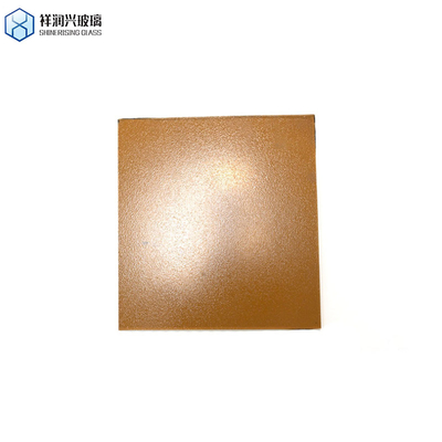 Regen/Diamant/Water Art Decoratief Chemisch Gehard Geperst Glas Qingdao Patroon Bruin Grofglas