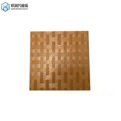 Bruin gemodelleerd glas Glanzend glas 3 mm 5 mm 1830*2440 nieuwe technologie glazen