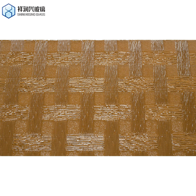 Bruin gemodelleerd glas Glanzend glas 3 mm 5 mm 1830*2440 nieuwe technologie glazen