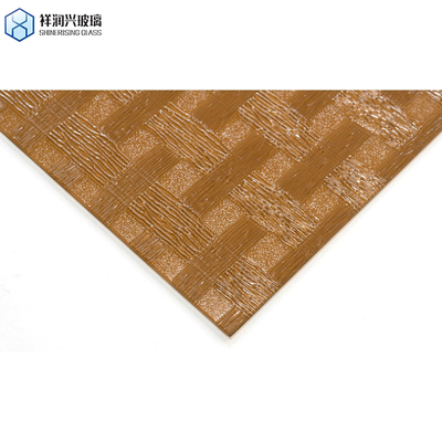 Bruin gemodelleerd glas Glanzend glas 3 mm 5 mm 1830*2440 nieuwe technologie glazen