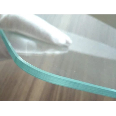 6 mm 8 mm dik gekleurd gehard glas helder gebogen gebouw gehard glas voor tralies