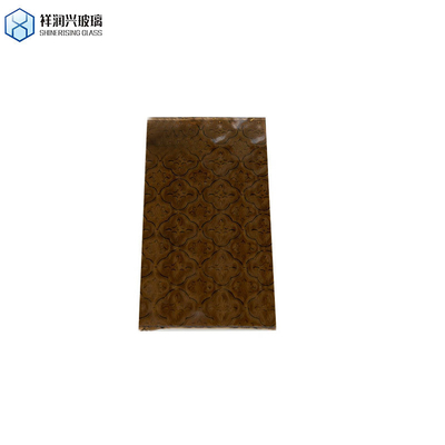 ISO gecertificeerd 3mm-8mm helder brons Karatachi Qingdao mistliet Flora Fluted Pattern Glass