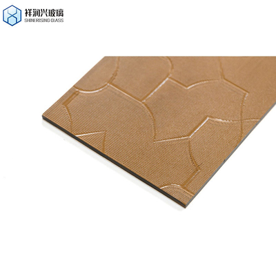 4 mm 5 mm 6 mm helderbruin glas met patronen voor vlakke oppervlakken van Qingdao Karatachi Flora