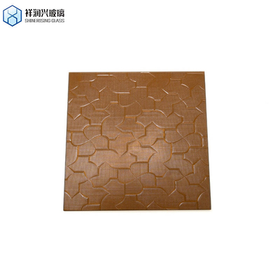 4 mm 5 mm 6 mm helderbruin glas met patronen voor vlakke oppervlakken van Qingdao Karatachi Flora