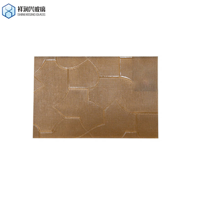 Float glas regenpunten Patroon 4mm 6mm 8mm 12mm Custom Design Tempered Figure Glass