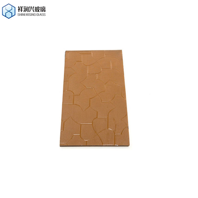 1.8mm-6mm Ronde gekleurde spiegels Huisdecoratie Gekleurd Float Glas Bruin Gekleurd Glas
