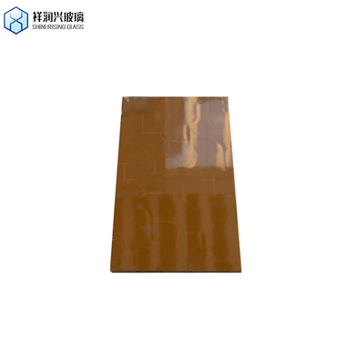 1.8mm-6mm Ronde gekleurde spiegels Huisdecoratie Gekleurd Float Glas Bruin Gekleurd Glas