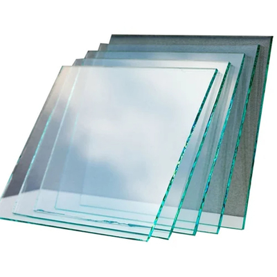 Doorzichtige glazen platte balkonrail van roestvrij staal 100 x 100 cm 3 mm-19 mm gehard glas Tou