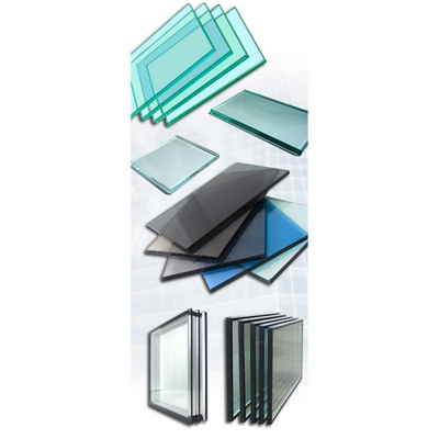 Doorzichtige glazen platte balkonrail van roestvrij staal 100 x 100 cm 3 mm-19 mm gehard glas Tou