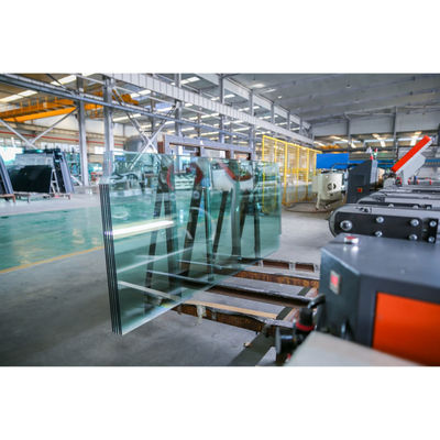 12 mm 19 mm PVB Toughened Sandwich Ultra Clear Laminated Safety Facade Tempered Glass Panel voor venster