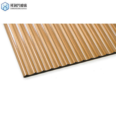 1830*1220-1500*2000-1830*2440-2134*2440 Gebrand bruin gemodelleerd glas voor de eindmarkt