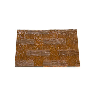 Op maat gemaakte, heldere bamboe bladeren met patronen glas voor het raam, binnen 7-14 dagen geleverd.