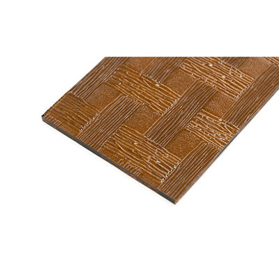 Op maat gemaakte, heldere bamboe bladeren met patronen glas voor het raam, binnen 7-14 dagen geleverd.