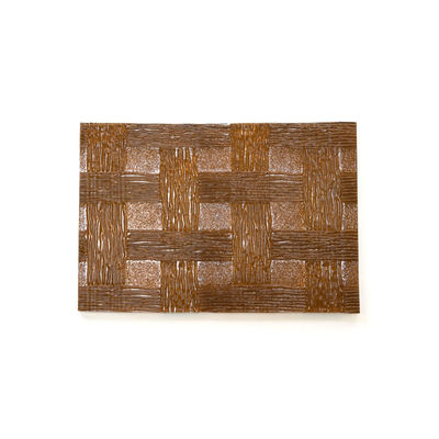 Op maat gemaakte, heldere bamboe bladeren met patronen glas voor het raam, binnen 7-14 dagen geleverd.