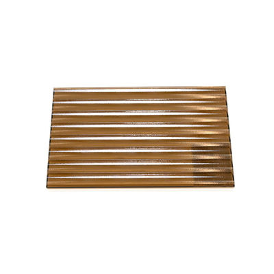 Bruin gegraveerd veiligheidsglas glazen douche behuizing met aangepaste grootte en helder patroon