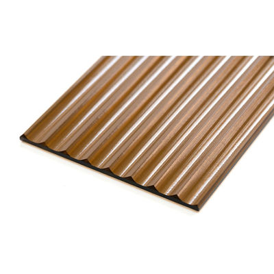 Bruin gegraveerd veiligheidsglas helder bruin patroon glas diamant structuur solide